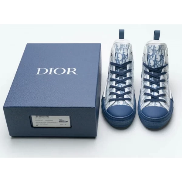 DIOR B23 HIGH WHITE BLUE  1 - Image 5
