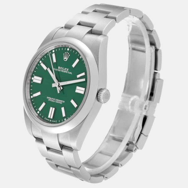 OYSTER PERPETUAL 41 MM GREEN DIAL - Image 4