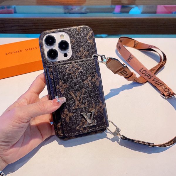 Louis Vuitton Trifold Card Holder Crossbody Phone Case