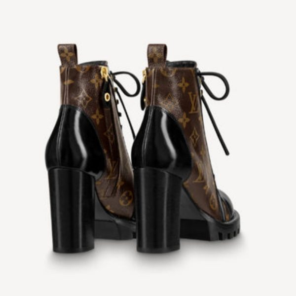 Louis Vuitton | Monogram Casual Style Street Style Leather Block Heels - Image 2