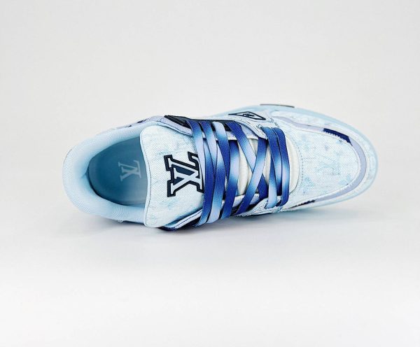 LV Trainer Baby Blue - Image 6