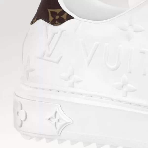 Louis Vuitton Time Out Debossed LV Monogram Leather White White (Women's)  1 - Image 11