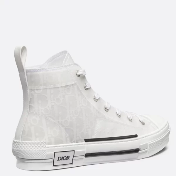 Dior B23 HIGH-TOP SNEAKER White Dior Oblique Canvas  1 - Image 2