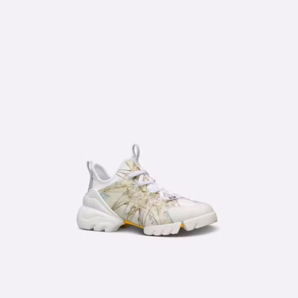 D-CONNECT SNEAKER Blue Multicolor Technical Fabric with R??ve d'Infini Print - Image 2