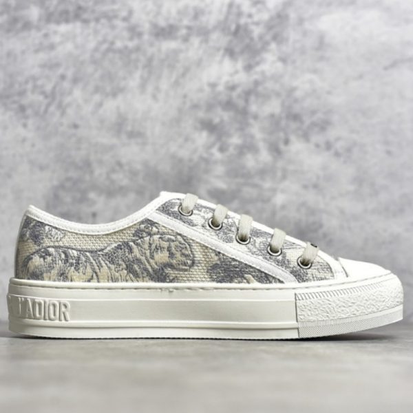 Dior Embroidered White Sneaker  1 - Image 2