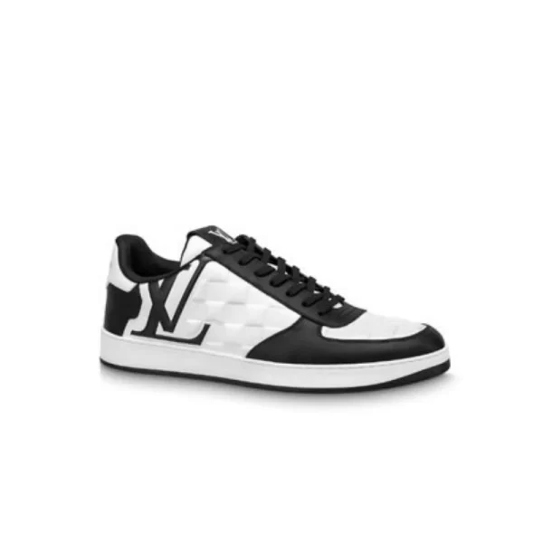 23SS??Louis Vuitton??Damier Rivoli Sneakers Logo Men's  1