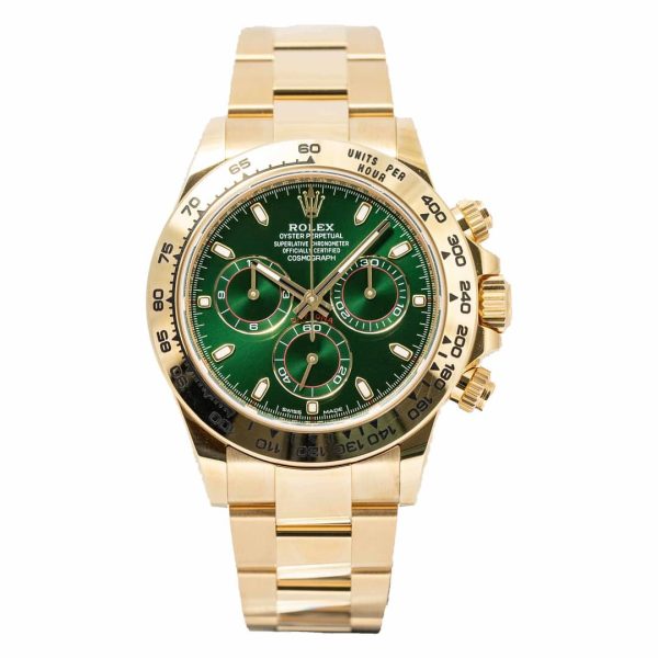 Rolex Cosmograph Daytona Green Dial Yellow Gold 40mm (116508)