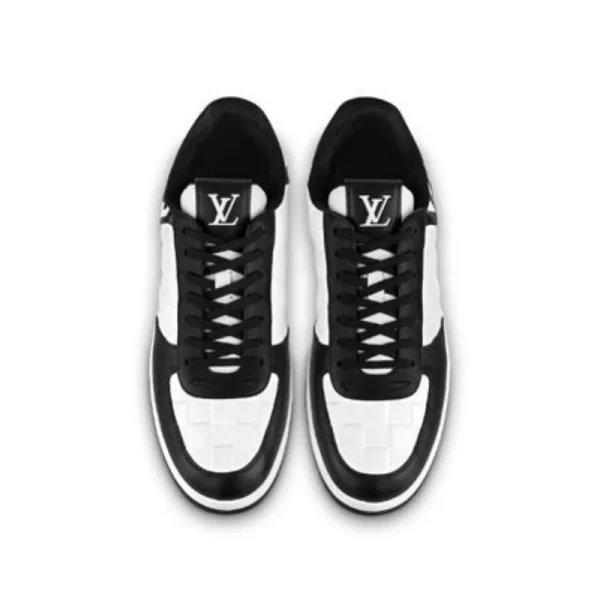 23SS??Louis Vuitton??Damier Rivoli Sneakers Logo Men's  1 - Image 2