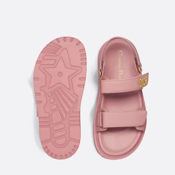 DIORACT SANDAL Pink Lambskin  1 - Image 3
