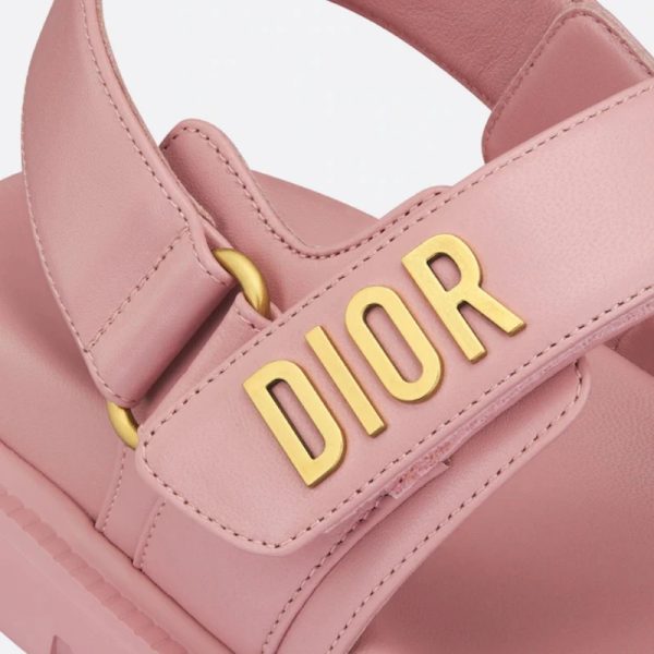 DIORACT SANDAL Pink Lambskin  1 - Image 6