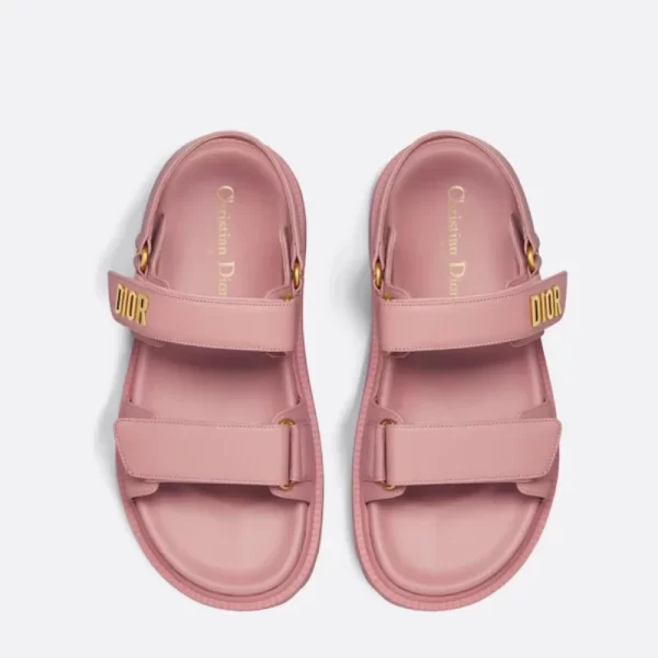 DIORACT SANDAL Pink Lambskin  1 - Image 5
