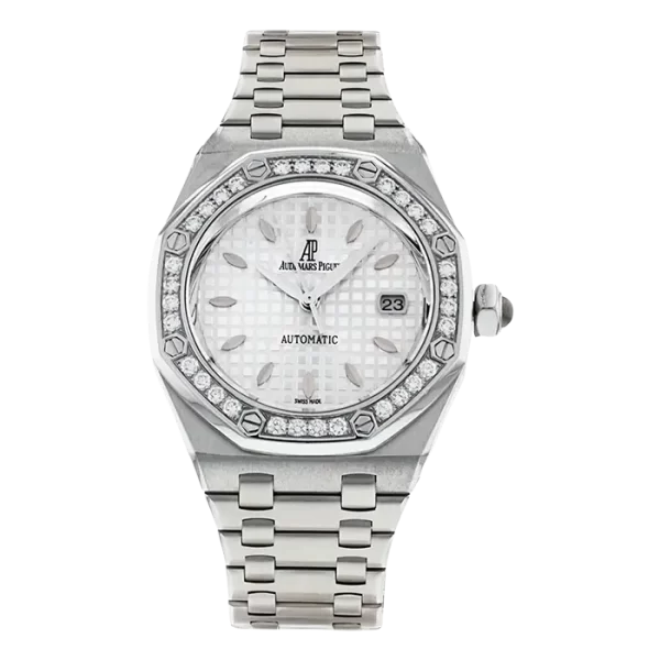 Audemars Piguet Lady Royal Oak with Diamond-set bezel