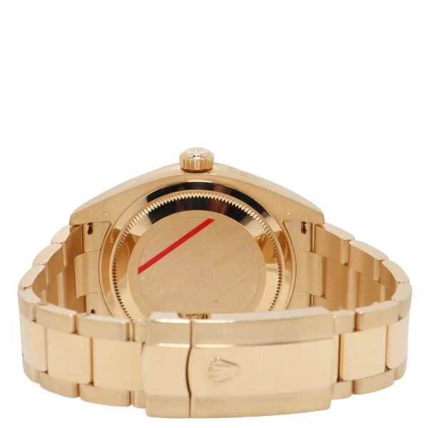 Rolex Sky Dweller Yellow 42mm Gold Champagne Stick Dial Watch Reference#: 326938 - Image 3