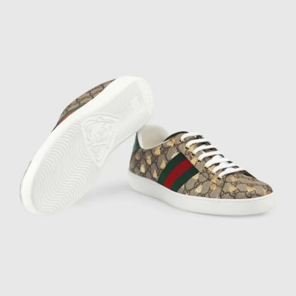 GUCCI Ace leather-trimmed GG sneakers  1 - Image 2