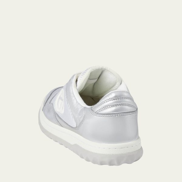 MAC80 Metallic Leather Low-Top Sneakers - Image 2