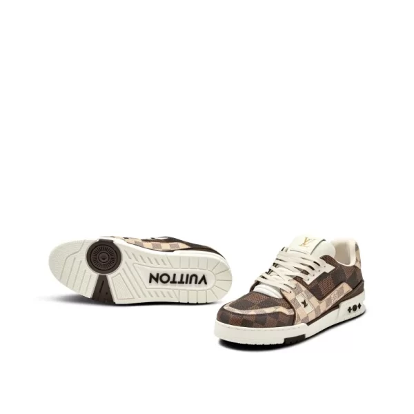 Louis Vuitton LV Trainer Monogram Damier Brown - Image 5