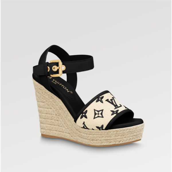 Louis Vuitton | LOUIS VUITTON Starboard Wedge Sandal - Image 5