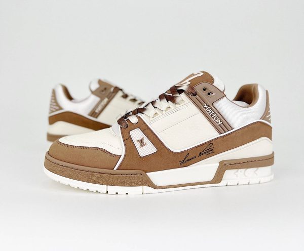 LV Trainer Brown White - Image 7