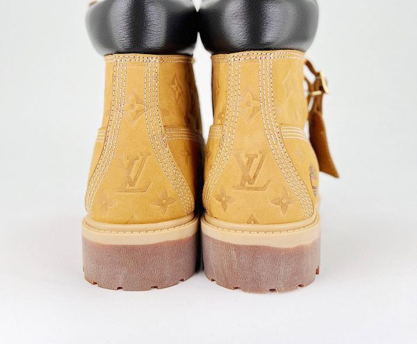 LV Mid Boots Brown Monogram - Image 6