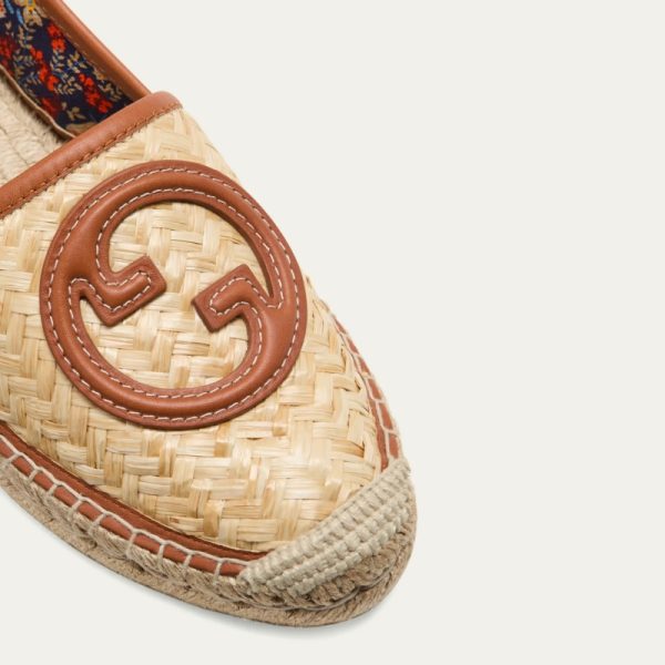 Adela GG Raffia Espadrilles - Image 3