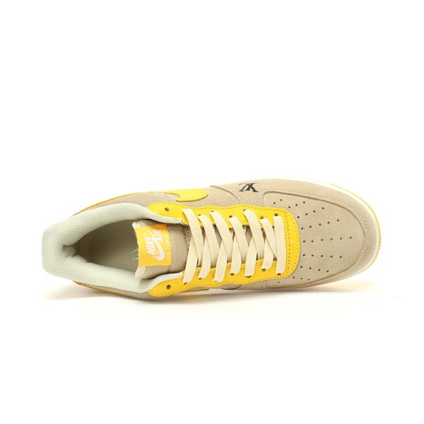 Louis Vuitton x Nike Air Force 1 07 LV8 Low"Khaki/Yellow LV - Image 4