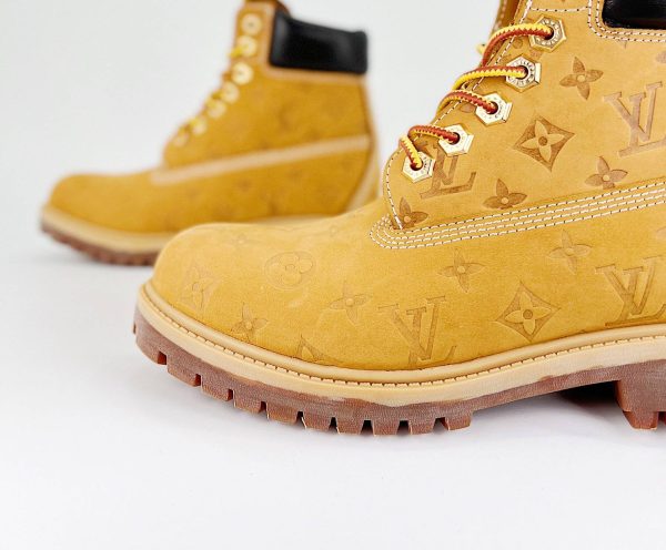 LV Mid Boots Brown Monogram - Image 3