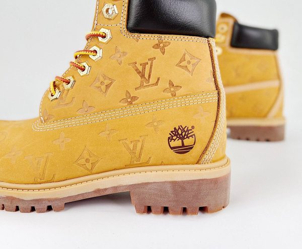 LV Mid Boots Brown Monogram - Image 5
