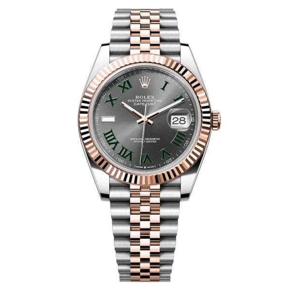 Rolex Datejust 41 Two Tone Rose Gold Wimbledon Jubilee