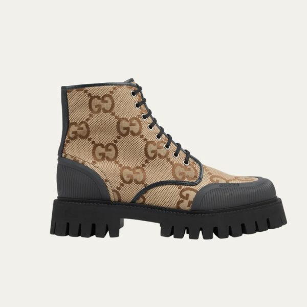 Men's Novo Maxi GG Lug Sole Lace-Up Boots