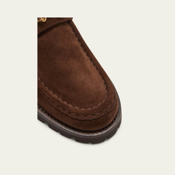 GUCCI Sylke Suede Bit Moccasin Booties - Image 5