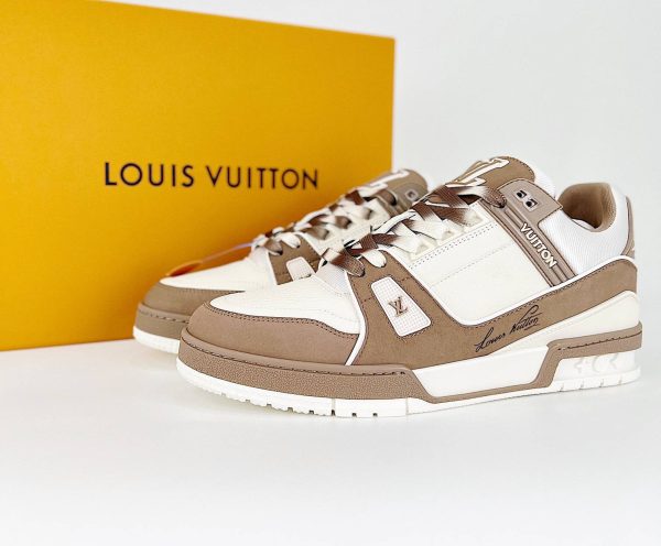 LV Trainer Brown White - Image 3