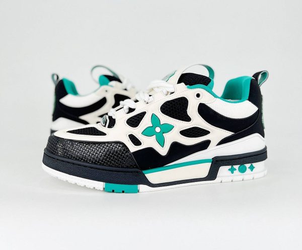 LV Green Black Skate Sneaker - Image 6