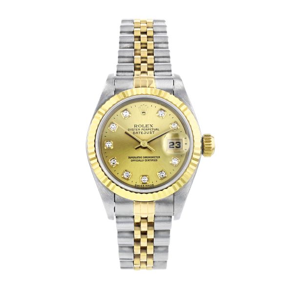 Rolex Datejust 26mm Champagne Diamond Dot Jubilee| 69173 1997
