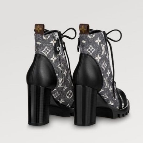 Louis Vuitton | Lace-up Leather Lace-up Boots - Image 3