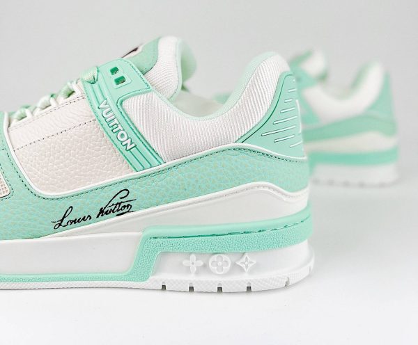 LV Trainer Mint White - Image 8