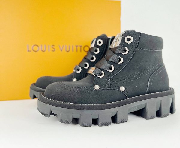 LV Mid Boots Black - Image 6