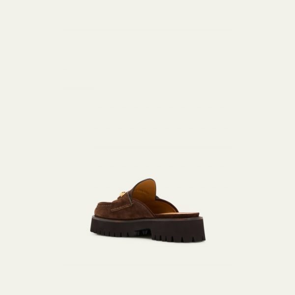 GUCCI Sylke Suede Bit Loafers - Image 2