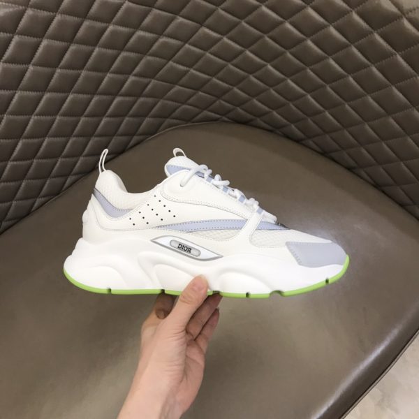 DIOR B22 Sneaker White Silver Fluo Green - Image 9