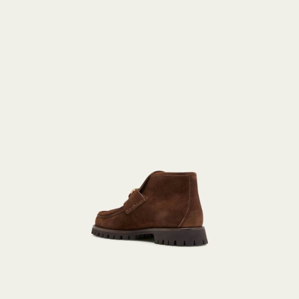GUCCI Sylke Suede Bit Moccasin Booties - Image 4