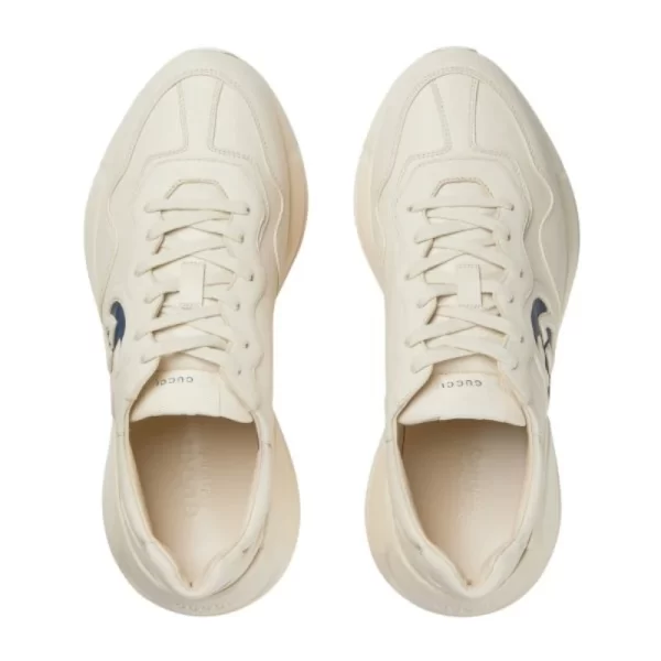 Gucci Men's Natural Interlocking G Rhyton Sneaker  1 - Image 2