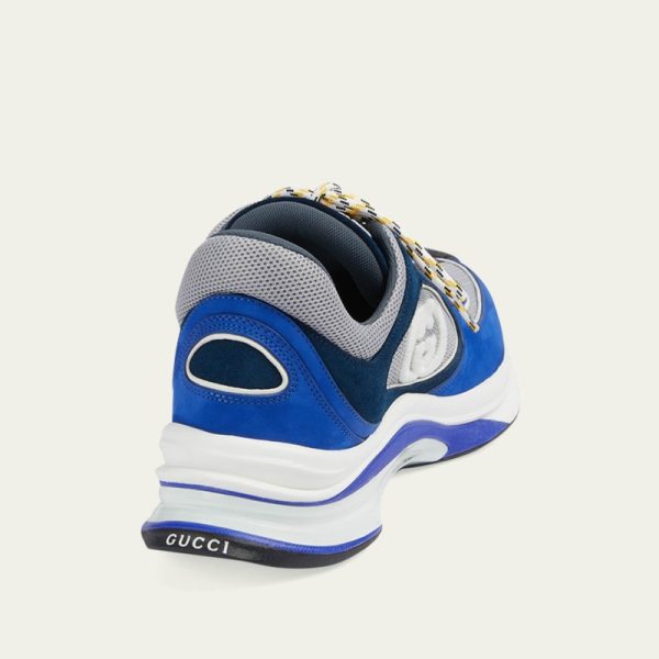 Men's Run Premium Mesh and Suede GG Runner Sneakers - Image 2