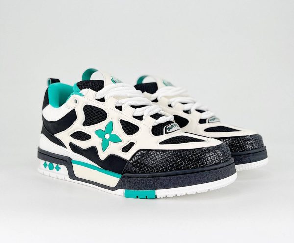 LV Green Black Skate Sneaker - Image 4