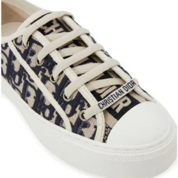 Dior Embroidered White Sneaker  1 - Image 4