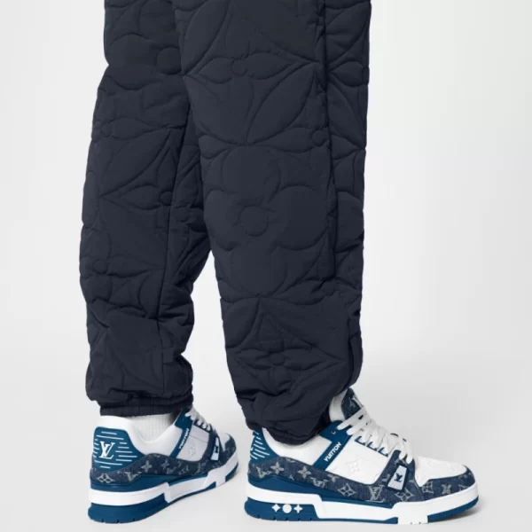 Louis Vuitton LV Trainer Monogram Denim White Blue - Image 5
