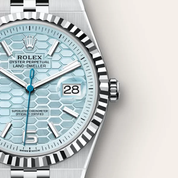 Rolex Land-Dweller 40 Oyster, 40 mm, platinum - Image 2
