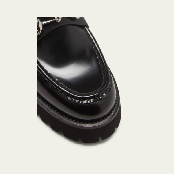 GUCCI Sylke Leather Bit Loafers - Image 5