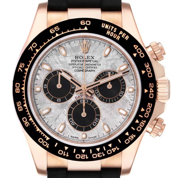 Rolex Cosmograph Daytona Meteorite Dial Rose Gold Mens Watch 116515 Box Card - Image 4