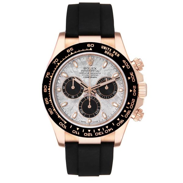 Rolex Cosmograph Daytona Meteorite Dial Rose Gold Mens Watch 116515 Box Card
