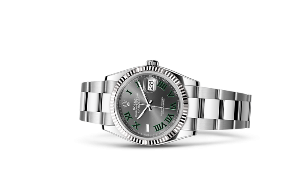 Rolex DATEJUST 36 Oyster, 36 mm, Oystersteel and white gold - Image 2