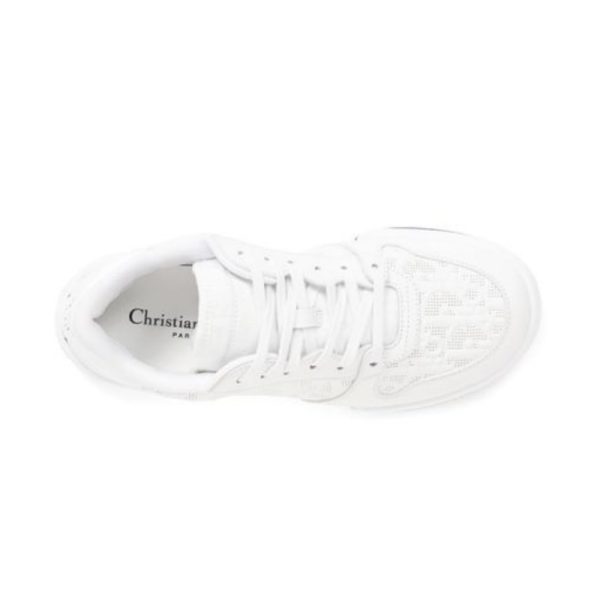 Christian Dior | Leather Logo Low-Top Sneakers - Image 4